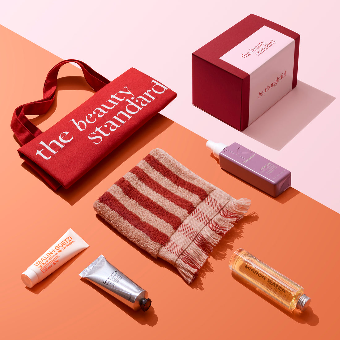 The beauty standard branded tote bag